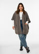 Cardigan met open voorkant en wijde mouwen, Bruin, Model image number 1