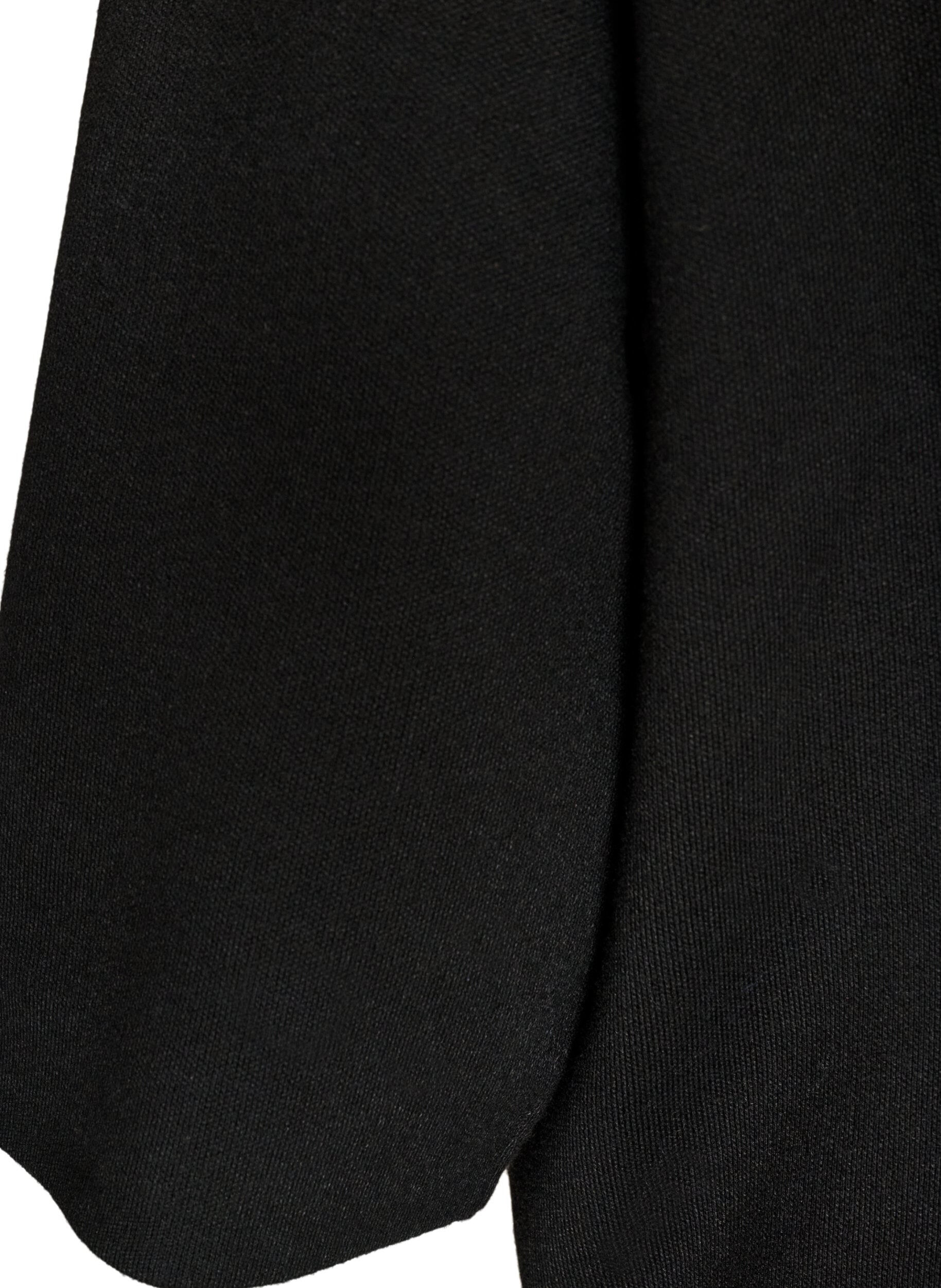 ZizziGebreide blouse van een viscosemix met col, Zwart, Packshot image number 3