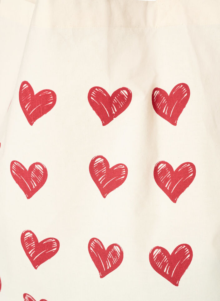 Tote bag met print, Rood, Packshot image number 2