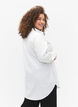 Lange katoenen shirt, Bright White, Model image number 1