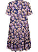 Viscose jurk met korte mouwen en print, Small Flower AOP, Packshot image number 1