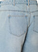 Denim skort met overslag en hoge taille, Blauw, Packshot image number 3