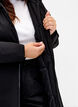 Winterjas met verstelbare taille, Zwart, Model image number 3