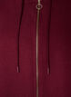 Lang vest met capuchon en ritssluiting, Rood, Packshot image number 2