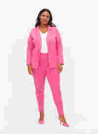 Cropped broek met zakken, Shocking Pink, Model
