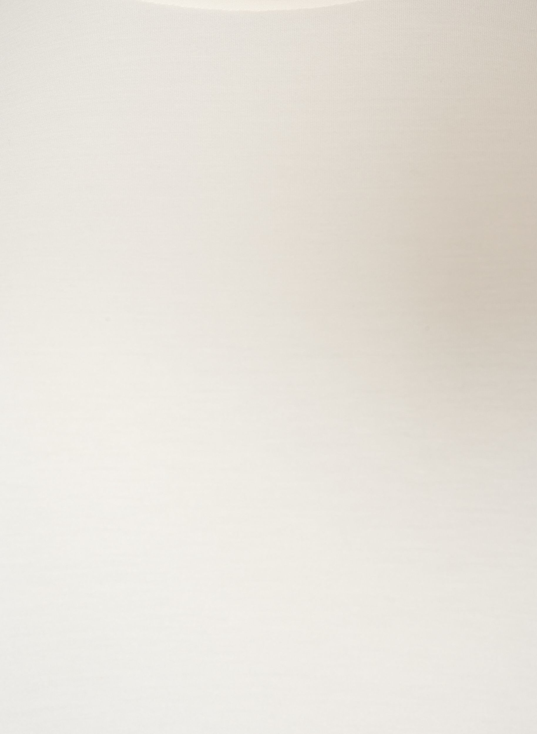 ZizziJersey blouse met gelaagde look en kant, Vanille, Packshot image number 2