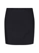 Korte rok met split, Black, Packshot image number 0