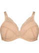 Gewatteerde kanten beha met beugel, Beige, Packshot image number 0