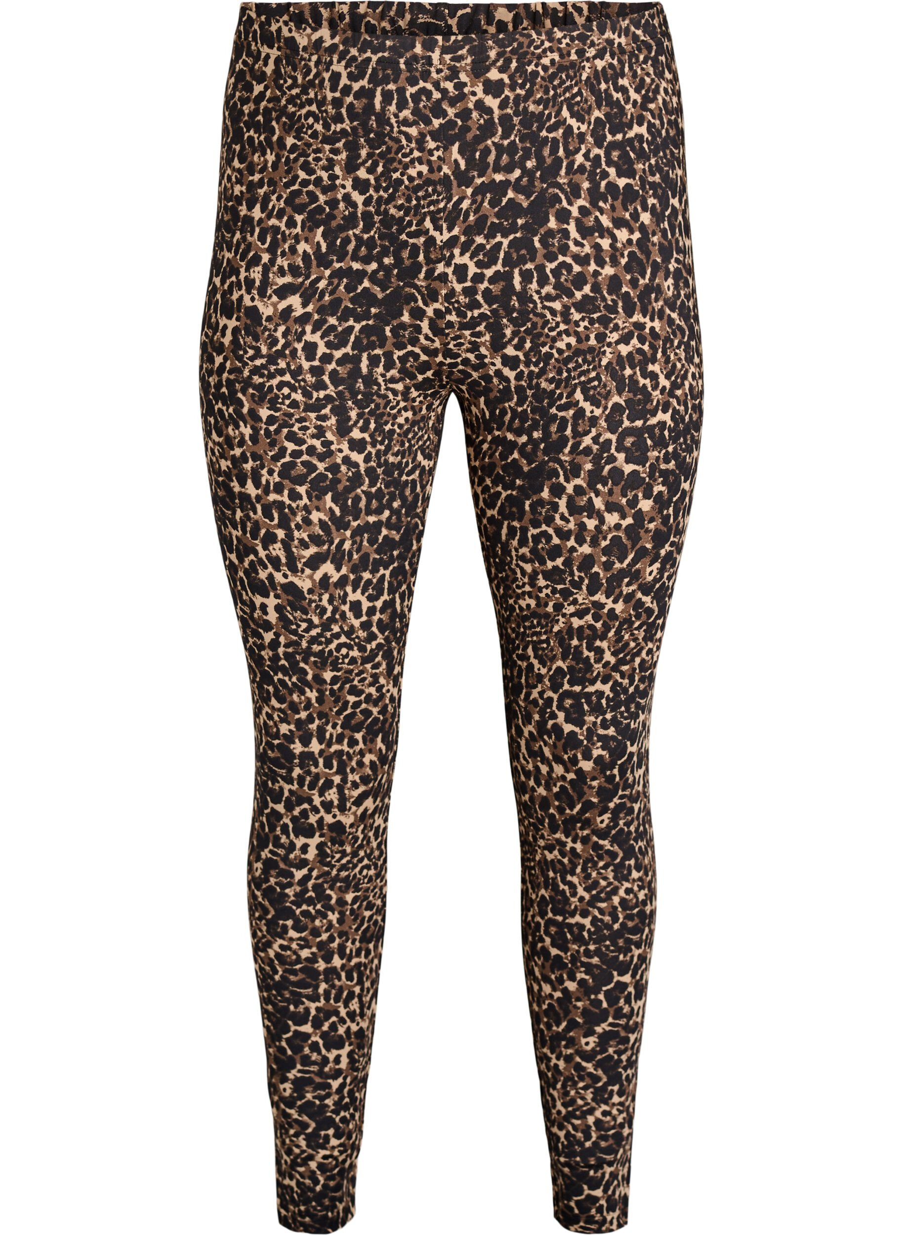 Zizzi 2-pack lange leggings met een normale taille, Zwart, Packshot image number 2