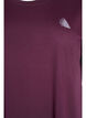 Lang workout T-shirt, Rood, Packshot image number 2