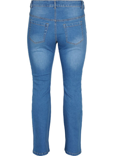 Ellen bootcut jeans met hoge taille, Light blue, Packshot image number 1