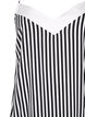 FLASH - Gestreepte bandjesjurk van viscose, Black White Stripe, Packshot image number 2