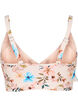 Bikinitop met print en ruchesdetails, Beige, Packshot image number 1