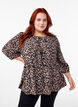 Leo blouse met strikje, Leo AOP w. Bow, Model image number 0