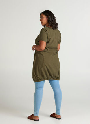 Comfortabele jurk, Ivy green, Model image number 2