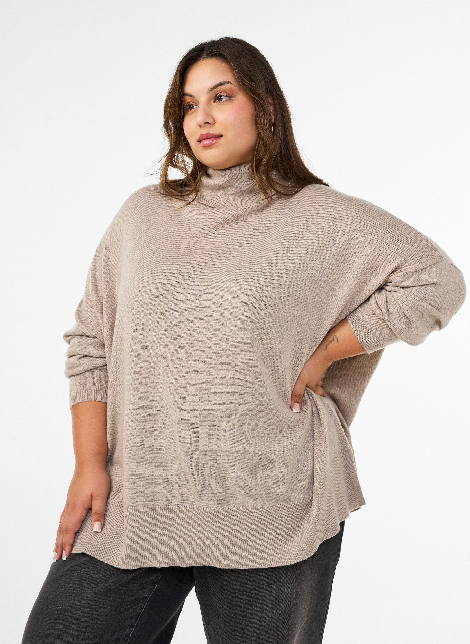 ZizziColtrui met losse pasvorm, Beige, Model image number 0