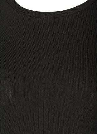 Jurk met lange mouwen en a-lijn, Black, Packshot image number 2