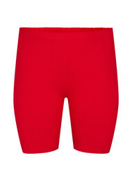 Effen basic fietsbroek, Rood