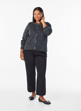 FindThy Kawaii-JK damesvest met lange mouwen en knoopsluiting, met vastgezette strik, kaki, one size FindThy Kawaii-JK damesvest met lange mouwen en knoopsluiting, met vastgezette strik, kaki, one size