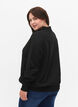 Viscose blouse met smokwerk, Black, Model image number 1