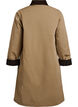 Halflange jas met corduroy kraag, Beige, Packshot image number 1