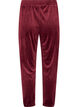 Losse velourbroek, Rood, Packshot image number 1