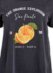 Organisch katoenen T-shirt met print, Grijs, Packshot image number 2
