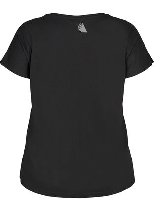 T-shirt met print, Black, Packshot image number 1