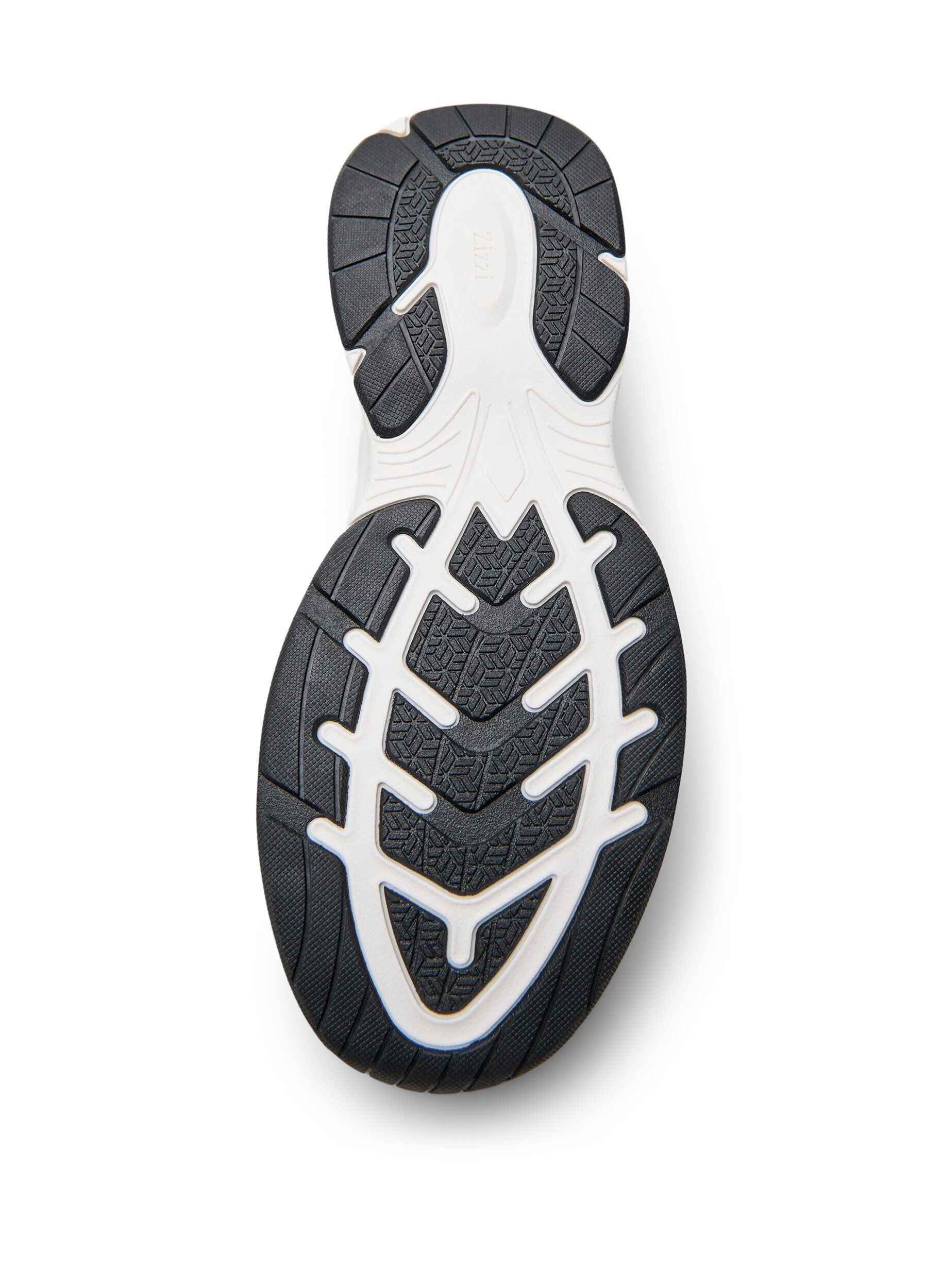 Zizzi Sneakers van stretchy breimateriaal, Zwart, Packshot image number 5