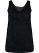 Shapewear top met kanten detail, Black, Packshot image number 0
