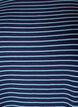 Gestreept T-shirt in viscose met een ronde hals, Blauw, Packshot image number 2