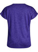 Los workout T-shirt met korte mouwen, Paars, Packshot image number 1