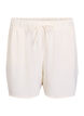 Korte broek met zakken en elastische tailleband, Vanille, Packshot image number 0