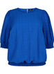 Smock blouse met lyocell (TENCEL™), Strong Blue, Packshot image number 0