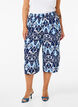 Viscose culotte broek met print, Blue Ethnic AOP, Model image number 2