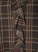 Blouse met ruit en ruches details, Groen, Packshot image number 2