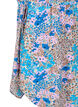 Jurk met koord details en patroon, Blue Rose Flower, Packshot image number 3