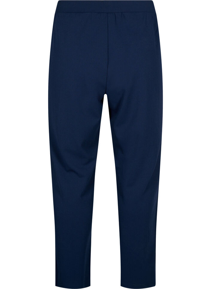 Broek met rechte pasvorm, Blauw, Packshot image number 1
