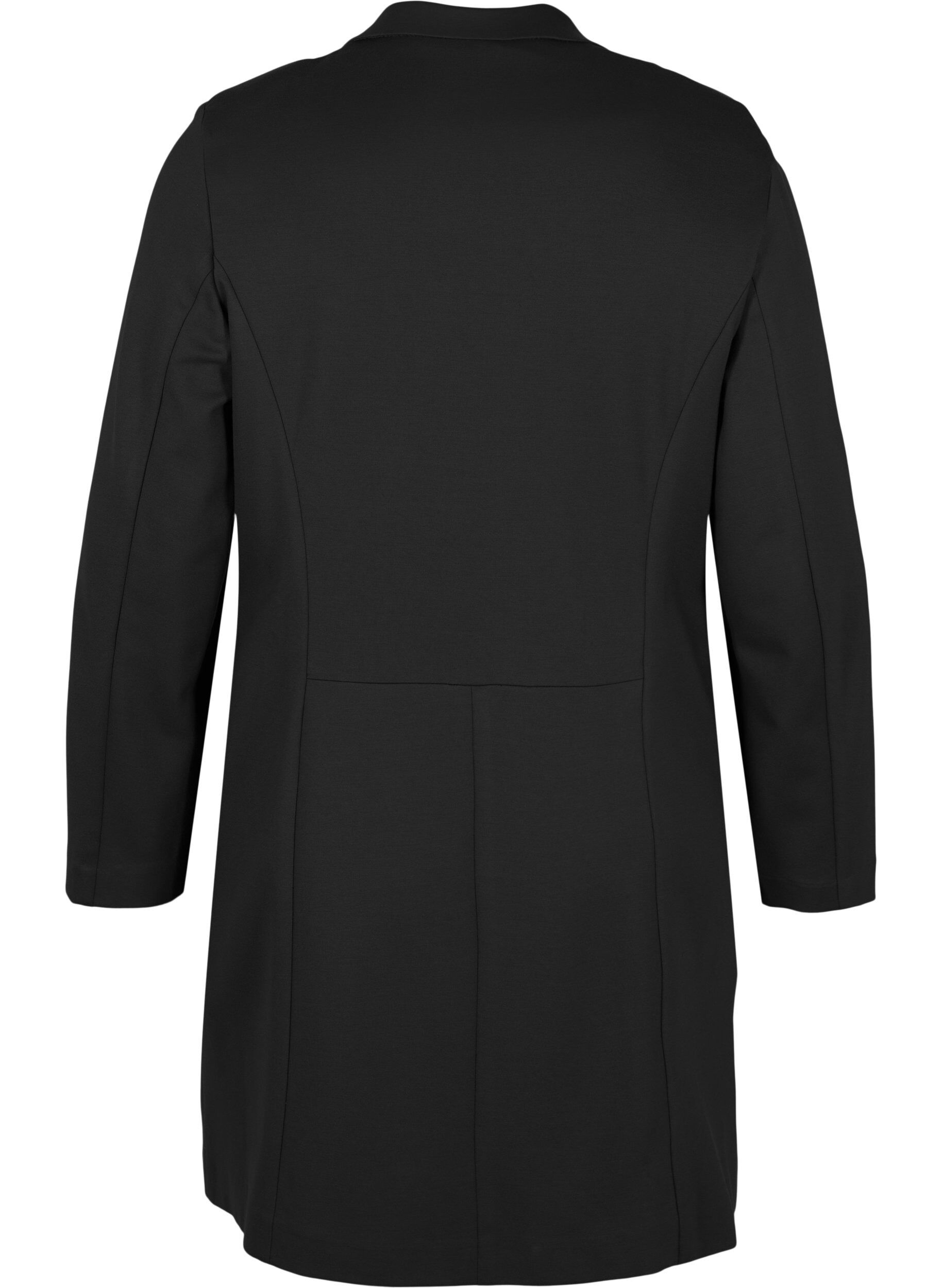 Zizzi Lange blazer, Black, Packshot image number 1