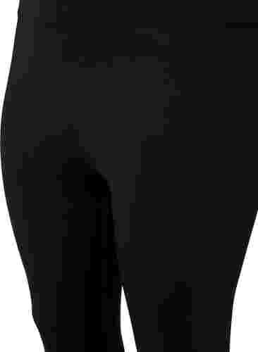2-pack leggings met 3/4 lengte, Black, Packshot image number 2