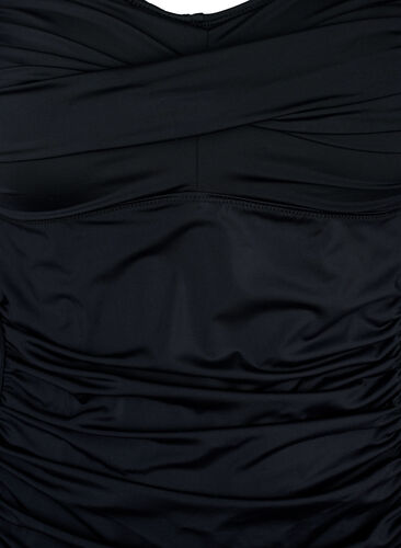 Tankini met draperieën, Black, Packshot image number 2