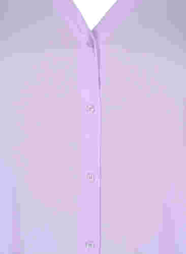 Overhemd met lange mouwen en v-hals, Purple Rose, Packshot image number 1