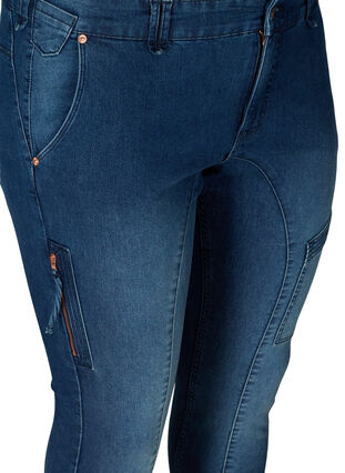 Sanna-jeans, Dark blue denim, Packshot image number 2