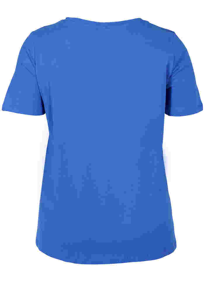 Basic t-shirt, Dazzling Blue, Packshot image number 1
