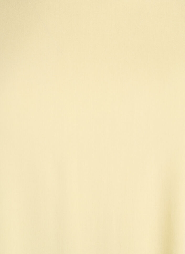 FLASH - Geweven blouse met korte mouwen en ronde hals, Geel, Packshot image number 2