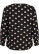 FLASH - Blouse met lange mouwen en print, Black Brown Dot, Packshot image number 1