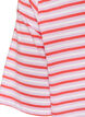 Lang oversized gestreept T-shirt in biologische katoen, Paars, Packshot image number 4