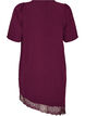 Tuniek met asymmetrische kanten rand, Paars, Packshot image number 1