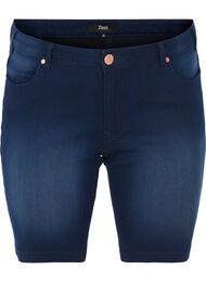 slim fit Emily shorts met normale taille, Blue denim