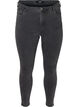 Cropped Amy jeans met rits, Grijs, Packshot image number 0